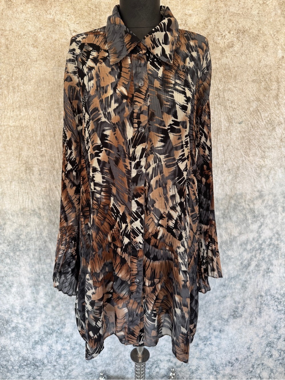 Sere Nade New York Woman Crepe Tunic - 3X